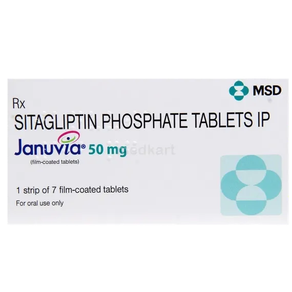 januvia 50mg tablet 7's